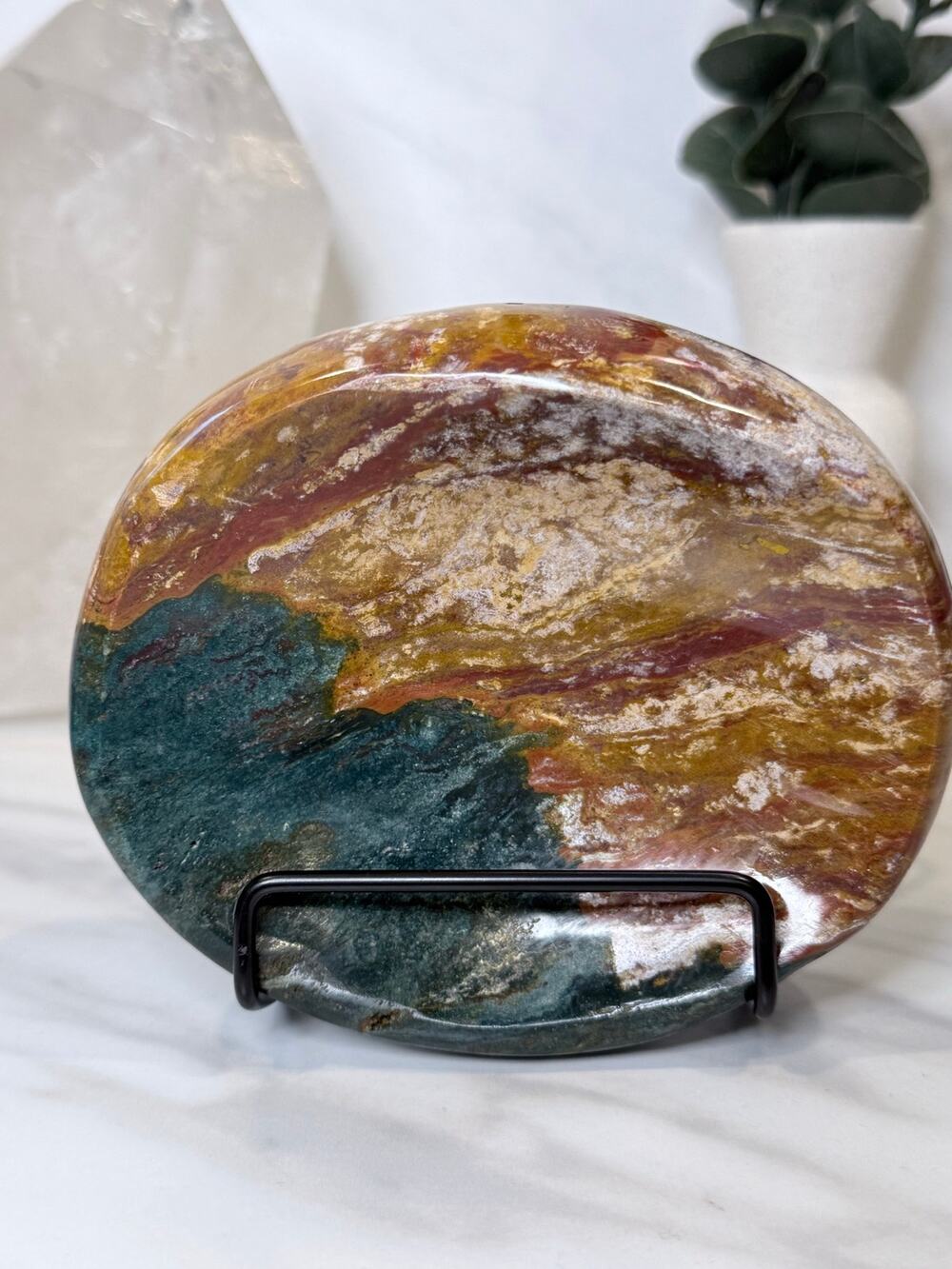 Ocean Jasper Large Bowl | Statement / Display Piece